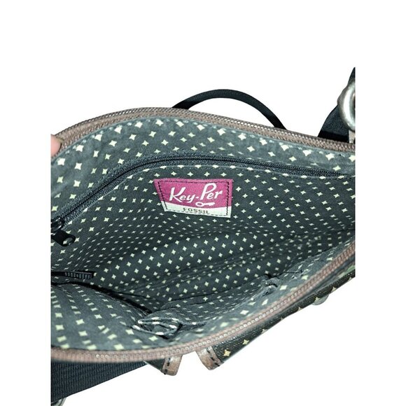 FOSSIL Key-Per Crossbody Bag ZB5320 Multicolor Adjustable Strap Pockets - Picture 6 of 8